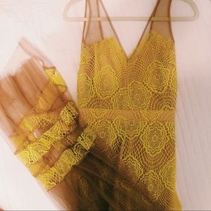 Yellow Lace Dress